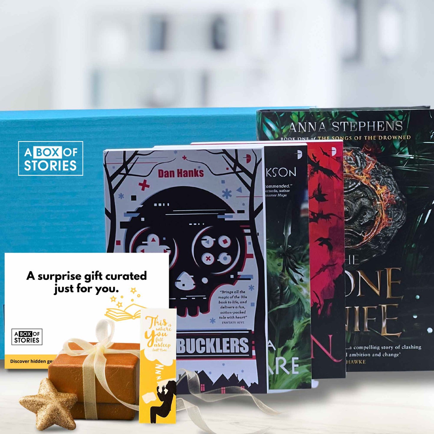 A Science Fiction & Fantasy Box of 4 Surprise Books